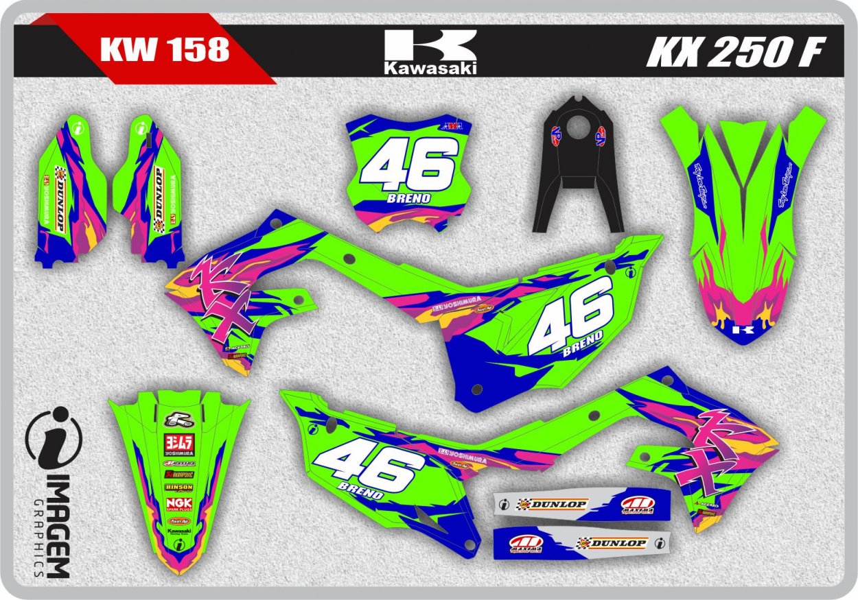 KW 158 KX 250 F
