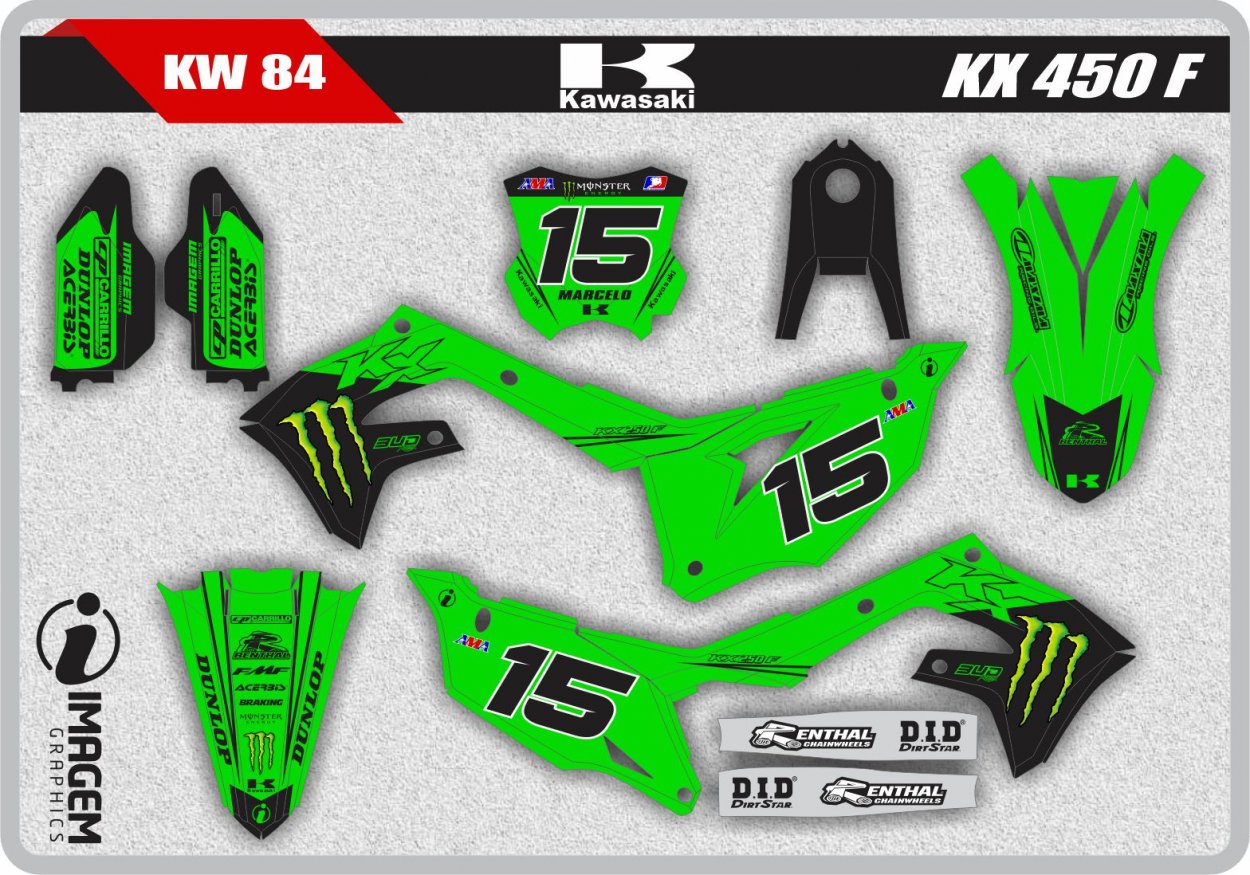KW 84 KX 450 F