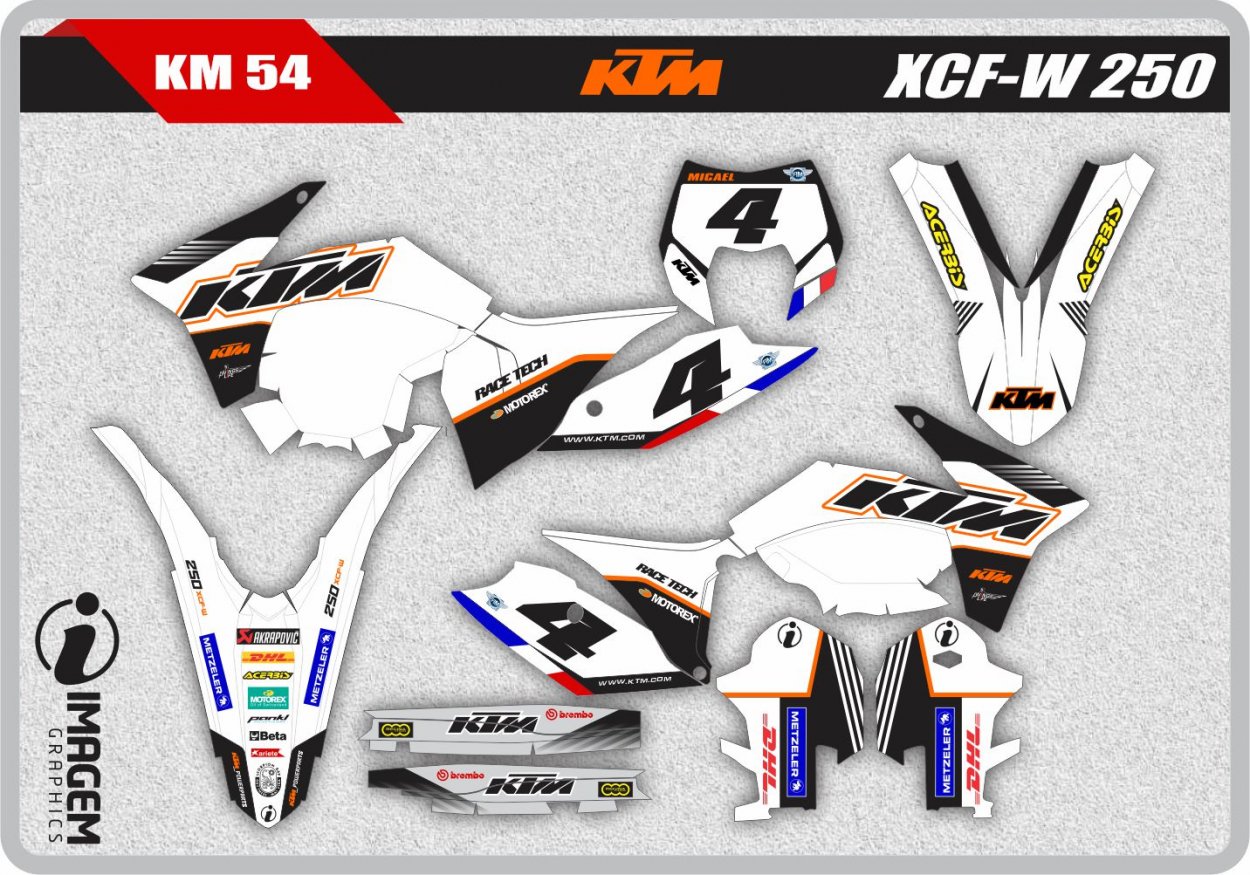 KM 54 KTM XCF-W 250
