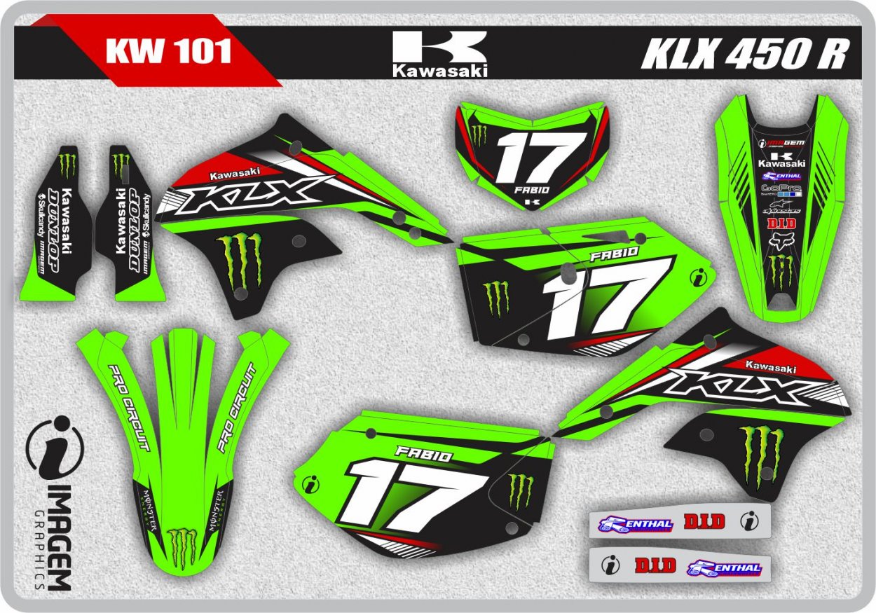 KW 101 KLX 450 R