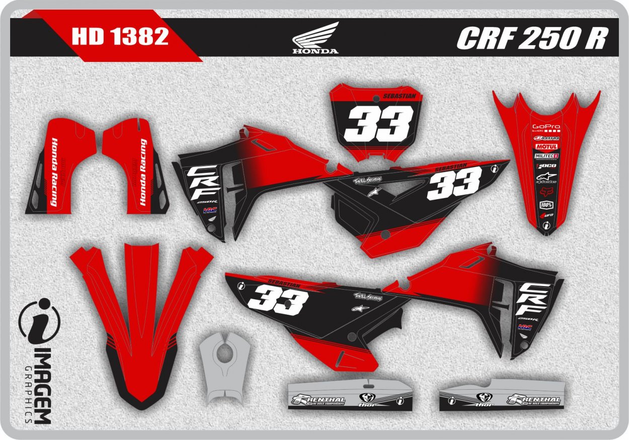 HD 1382 CRF 250 F