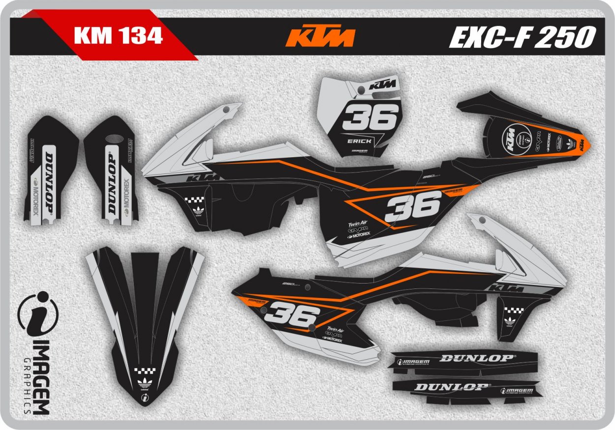 KM 134 KTM EXC-F 250