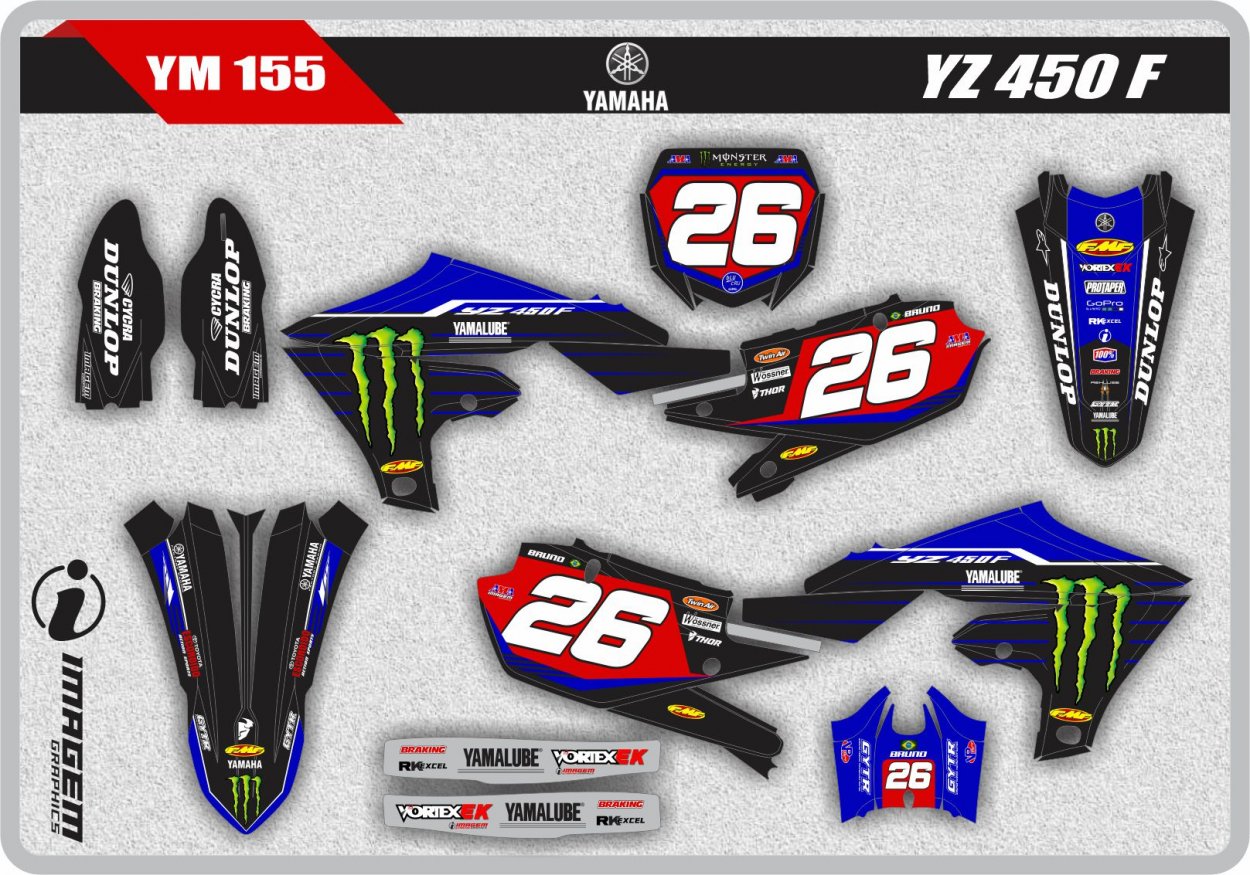 YM 155 YZ 450 F
