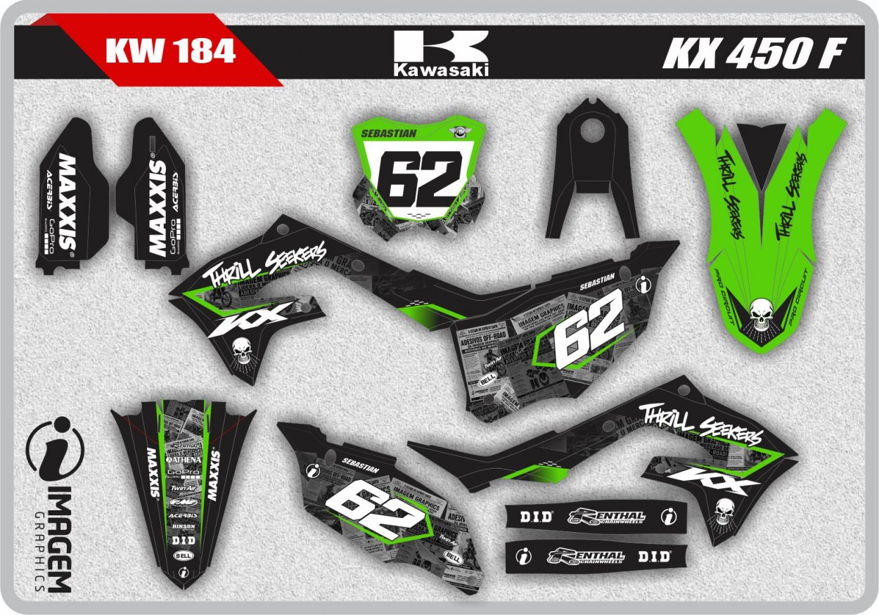 KW 184 KX 450 F
