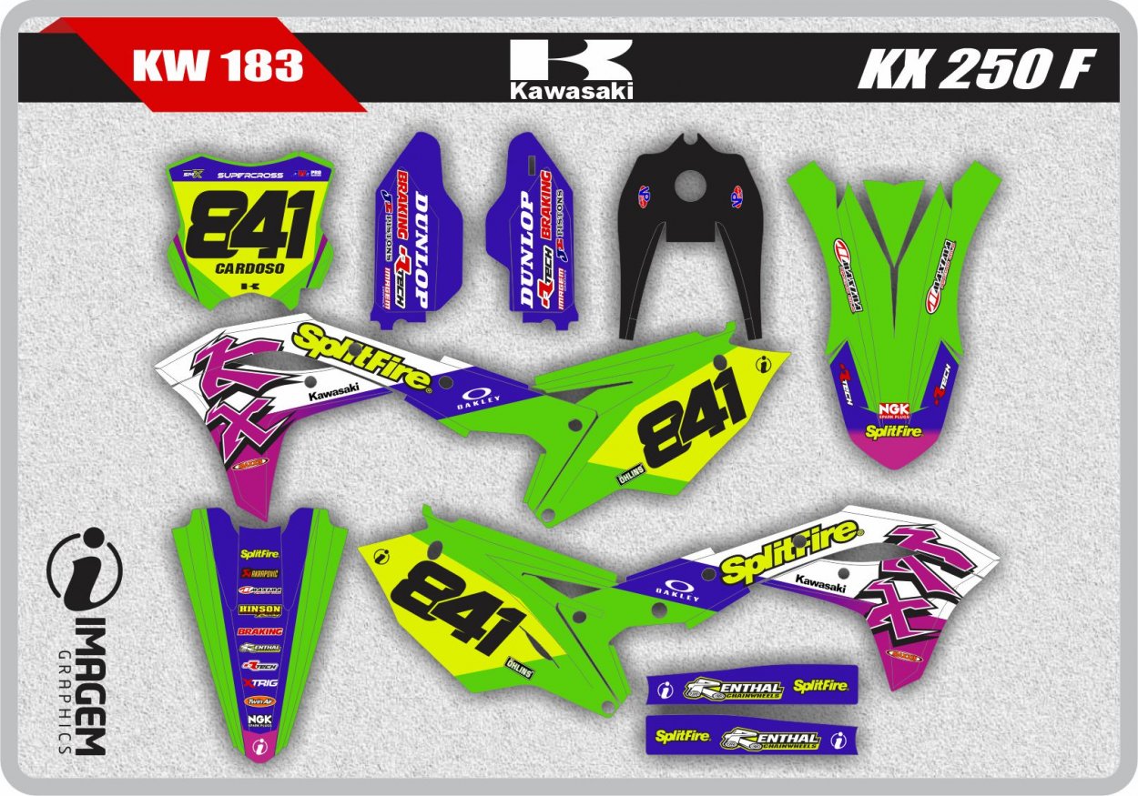 KW 183 KX 250 F