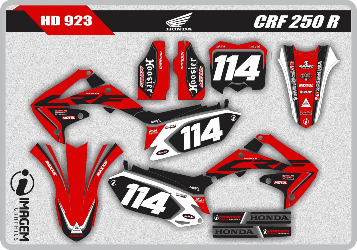 Imagem Graphics - Adesivos personalizados para motos off-road