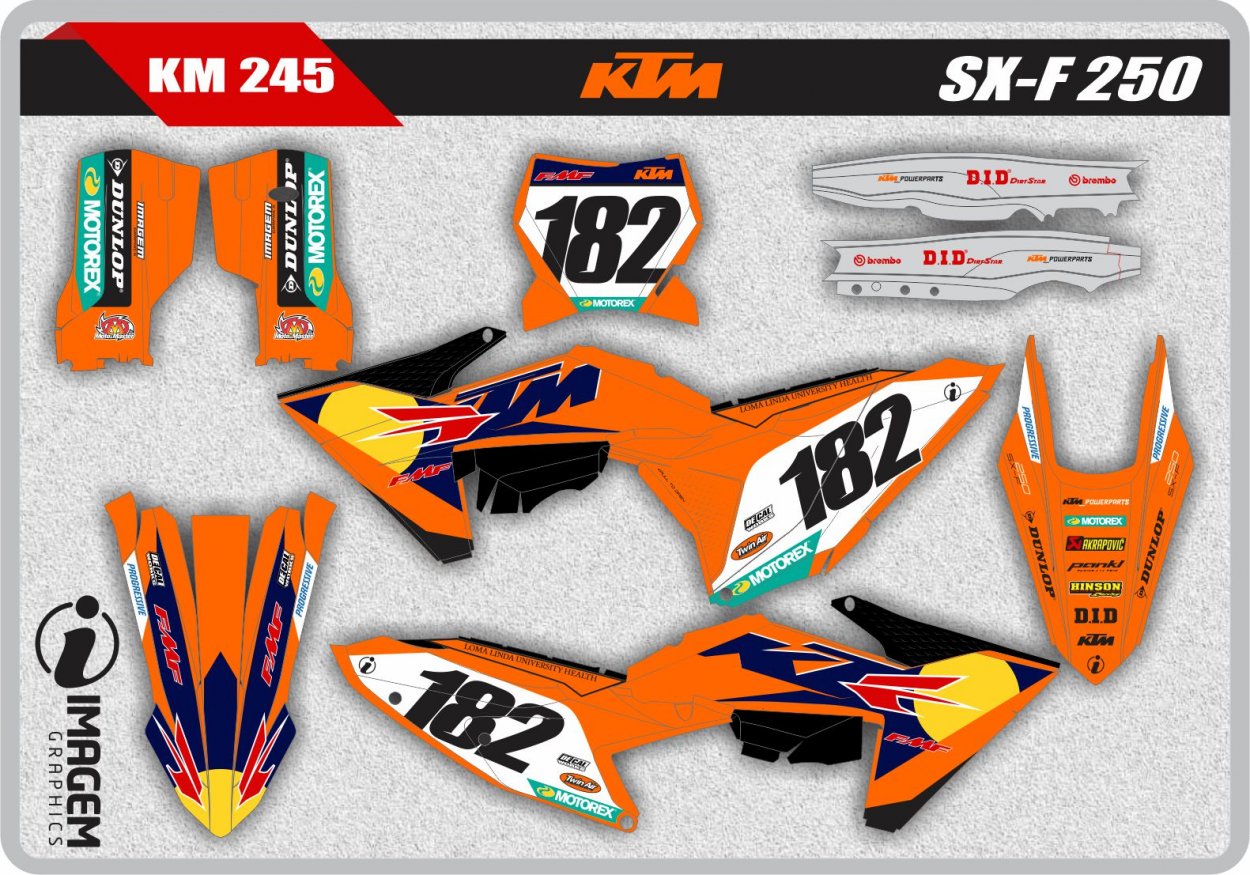 KM 245 KTM SX-F 250