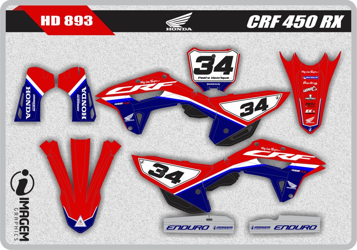 HD 893 CRF 450 RX